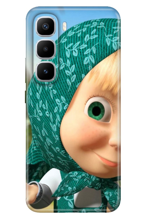 Infinix Hot 60 Pro+ Plus Case Decorative Silicone Printed Cover Turban