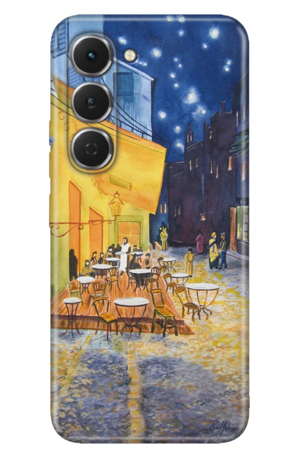 Spark 40 Pro Km6 Case Art Silicone Printed Tpu Night Cafe