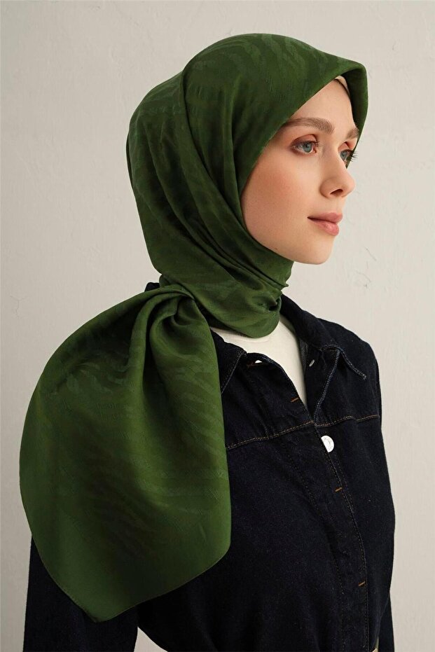 Eșarfă elegantă Pamora, eșarfă verde - 6