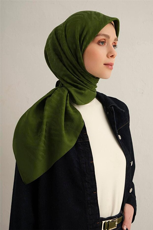 Eșarfă elegantă Pamora, eșarfă verde - 7