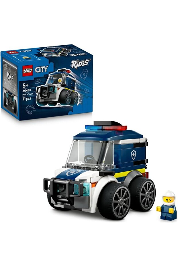 City Rides - Police Truck 60481 (Ages 5+)