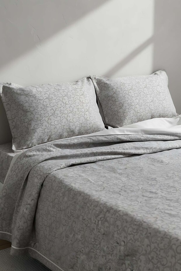 Style Anthracite Double Bedspread Set - 2