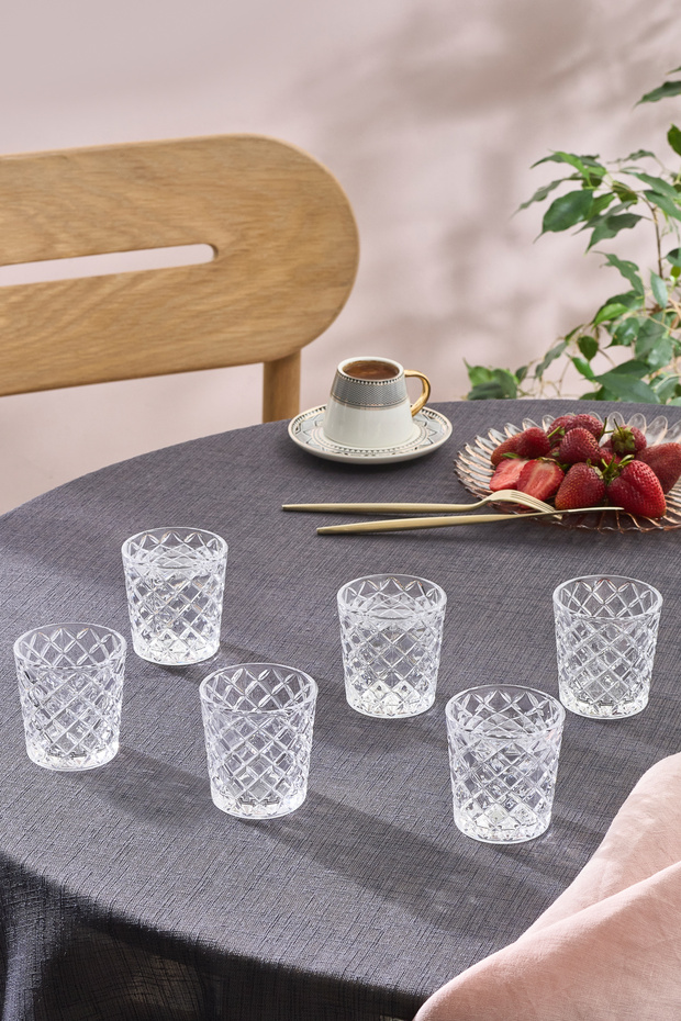 Vetna Glass Set of 6 Coffee Side Glasses 100 ml