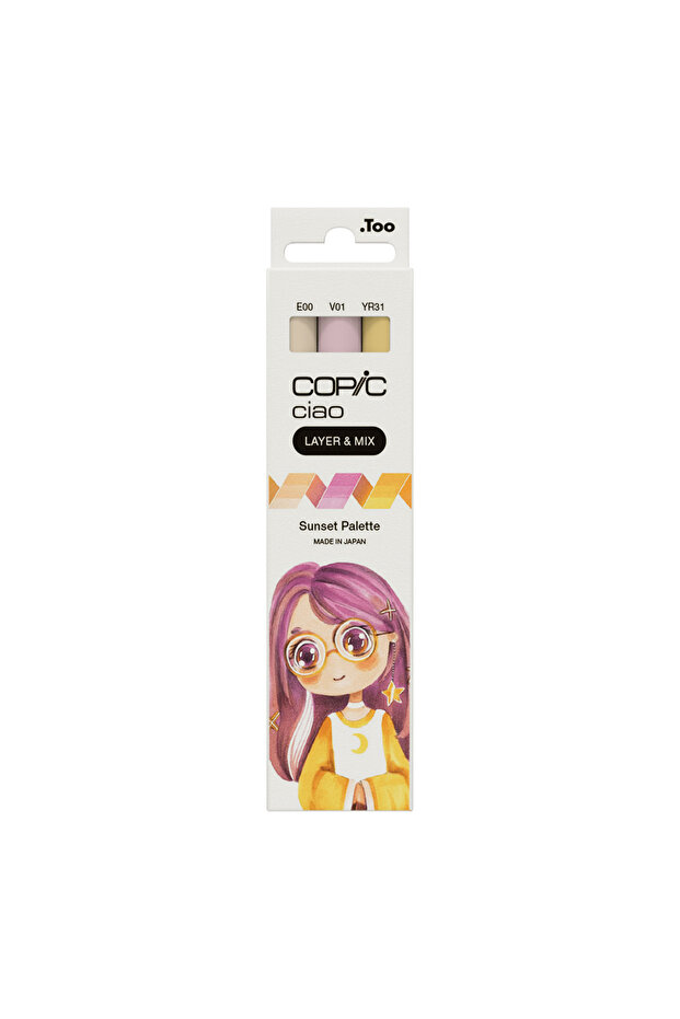 Ciao Layer & Mix Manga Set Sunset Palette 3 Lu