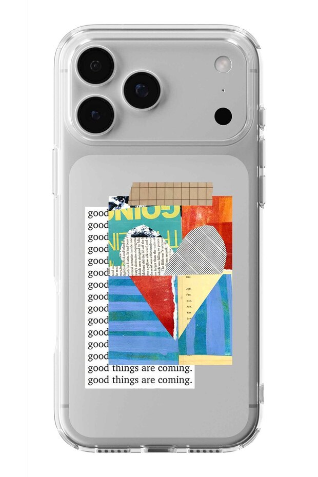 حافظة شفافة مطبوعة بتصميم Good Things متوافقة مع هاتف iPhone 17 Pro Max - 1