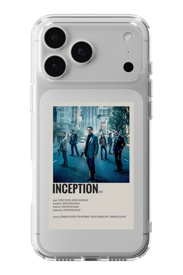 iPhone 17 Pro Max Compatible Inception Paralorid Poster Design Printed Transparent Case