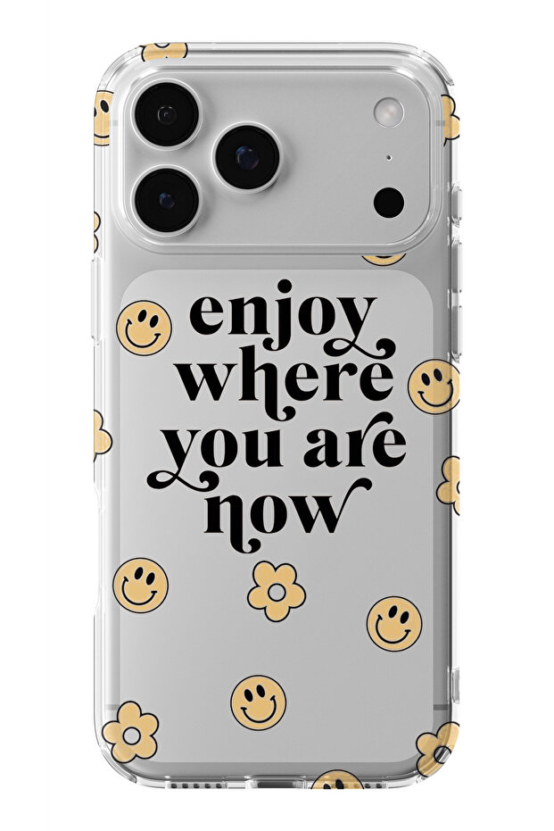 حافظة شفافة مطبوعة بتصميم مميز متوافقة مع iPhone 17 Pro - 1