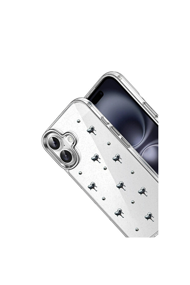 iPhone 16 Plus Bow Patterned Cover - Pattern 1 - 4