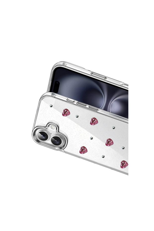 iPhone 16 Plus Bow Patterned Cover - Pattern 3 - 3