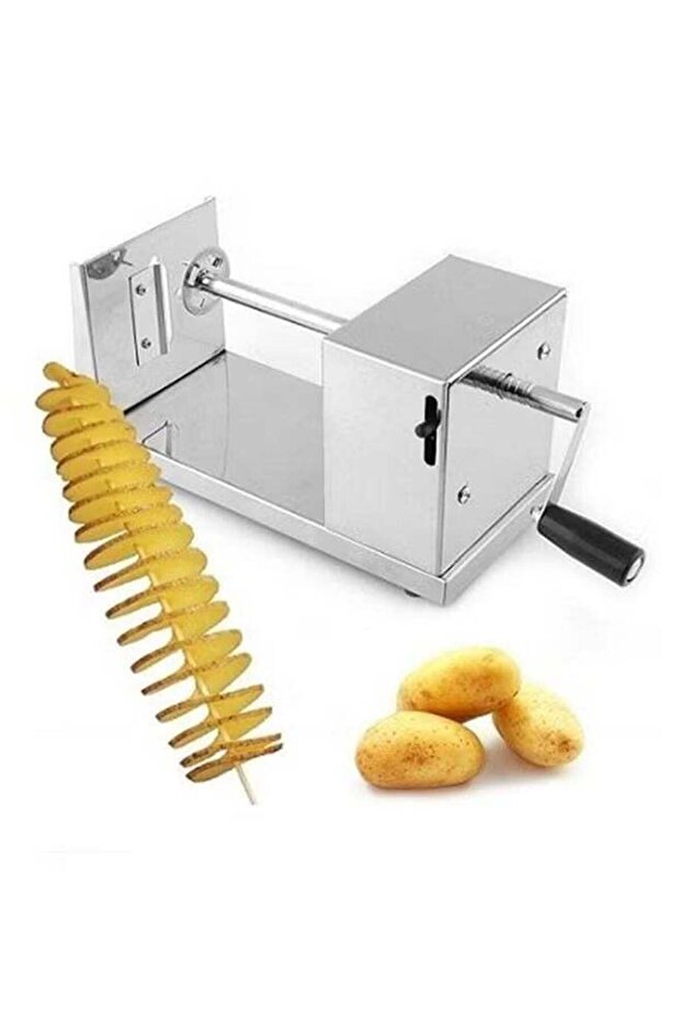 MAKS & CO. Potato Slicer And Potato Express Silver Standard