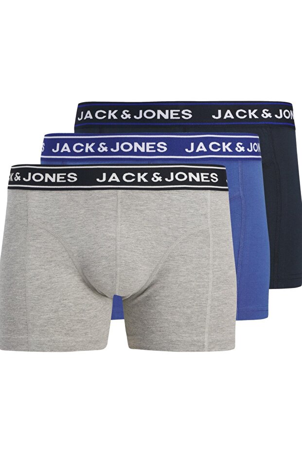 Erkek JACDANNY SOLID TRUNKS 3 PACK Pamuklu Boxer - 1