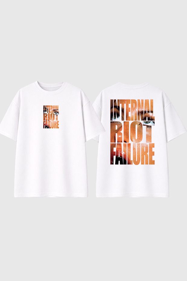 Failure Design Printed White Oversize t Shirt