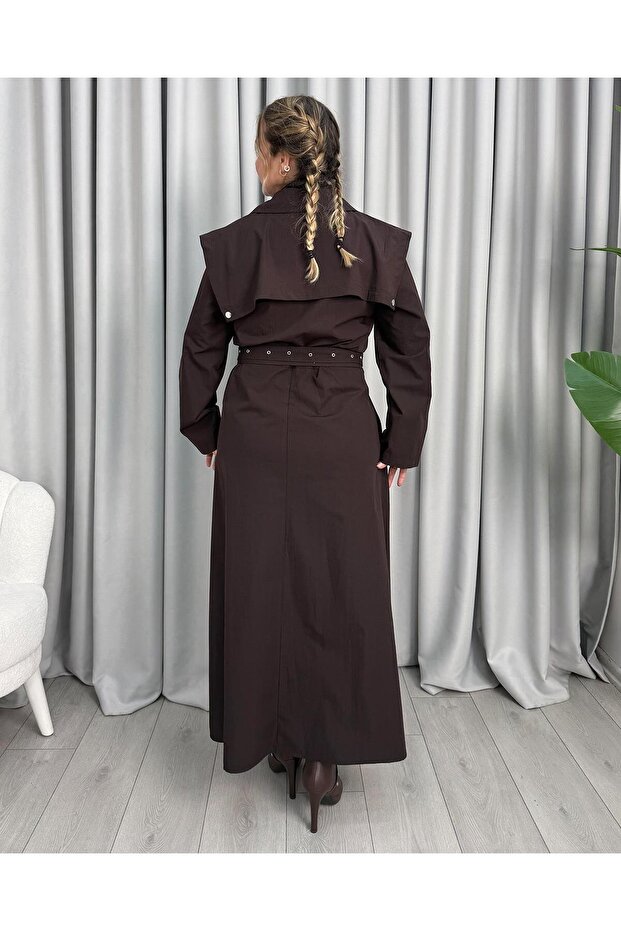 طقم تصميم سيري باللون البني - 4