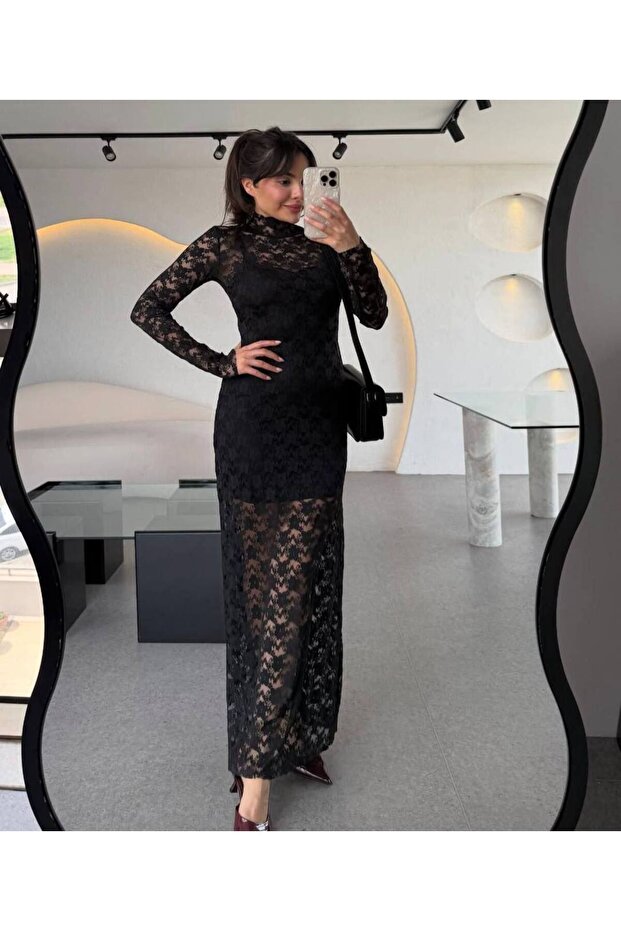 KADIN DANTEL ELBİSE - 2