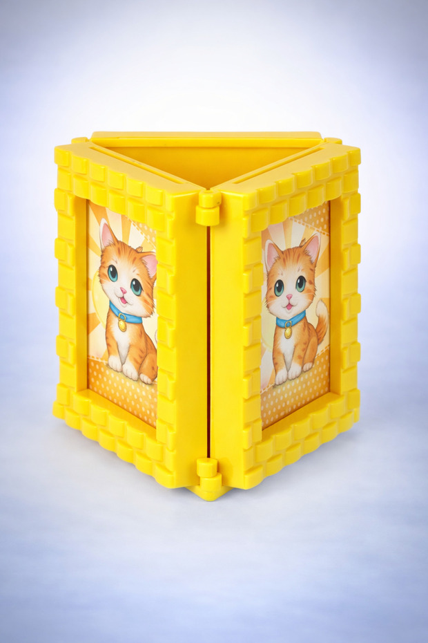 إطار مثلث أصفر 8x12 LM7484