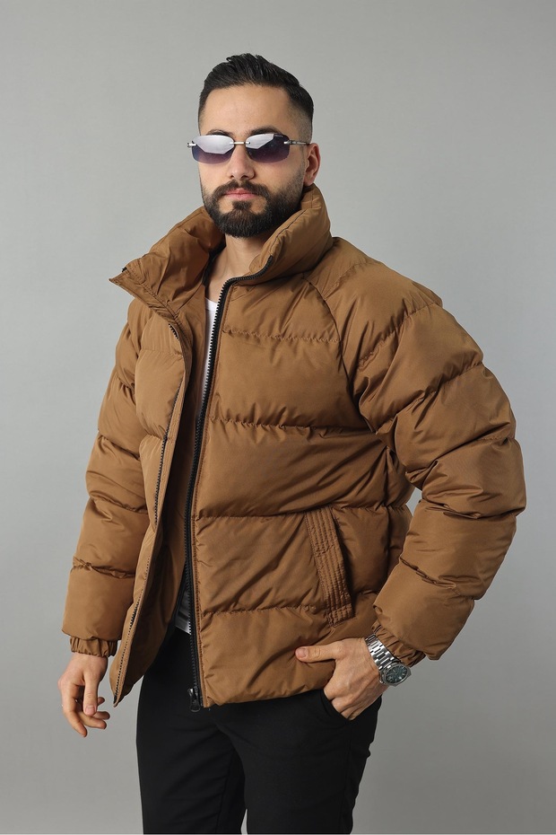 معطف شتوي قابل للنفخ للرجال - 1