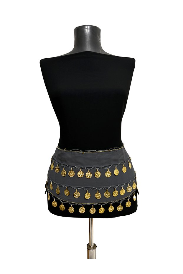 3810 Şakira Dancer Belt – Belly Dance Waist Belt – Sequined Stage Accessory