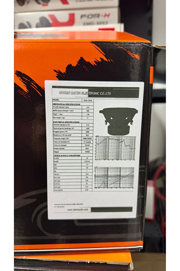 30 CM MX12 1250 RMS D2 - 8