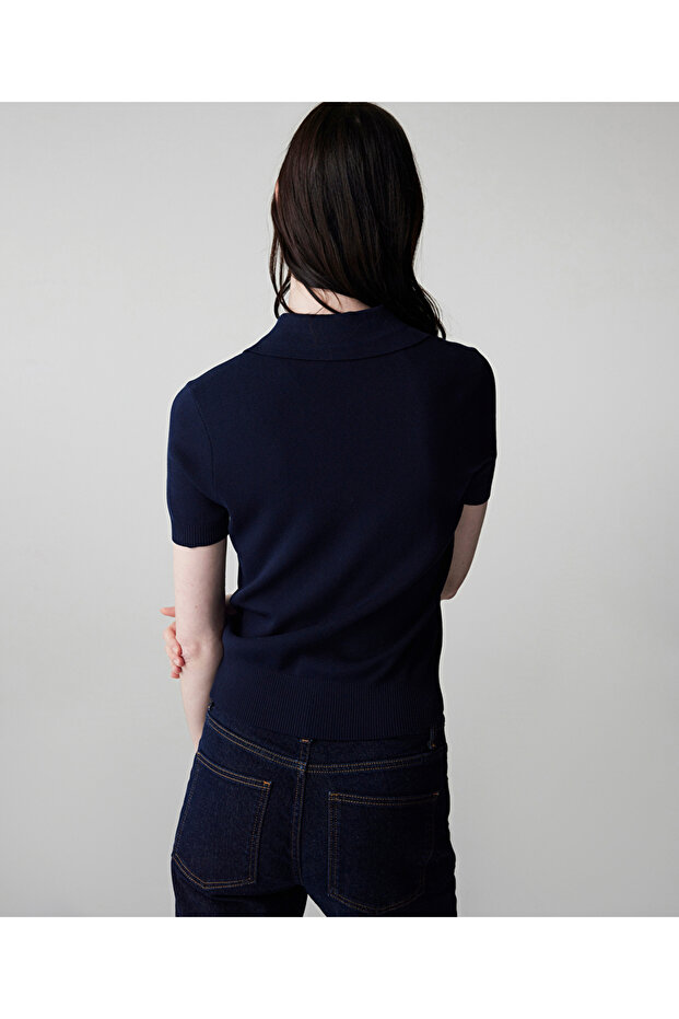 Monogram nakışlı triko - 6