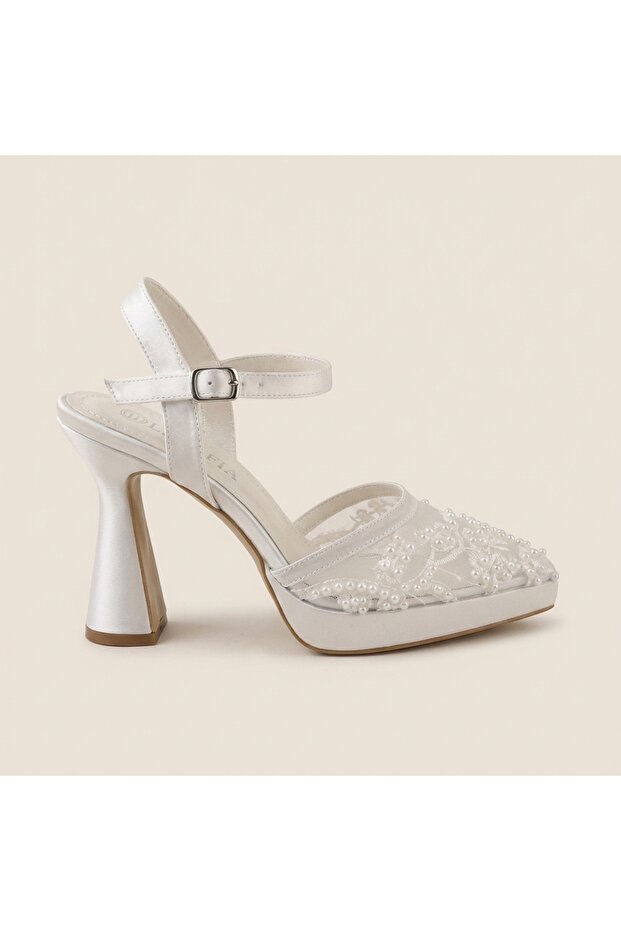 Vienna Beaded Detailed Heeled Shoes
