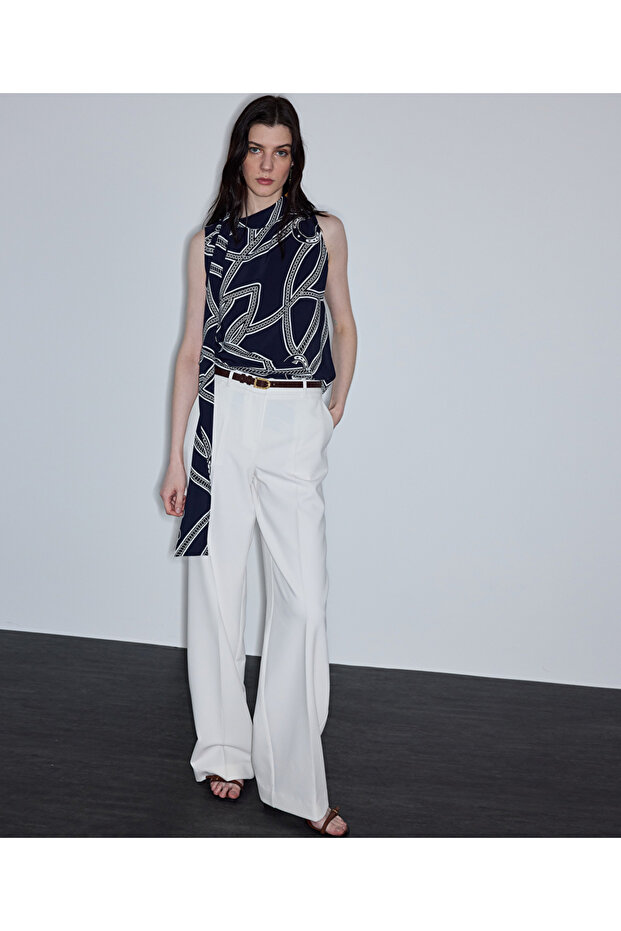 بلوزة فيسكوز منقوشة - 5