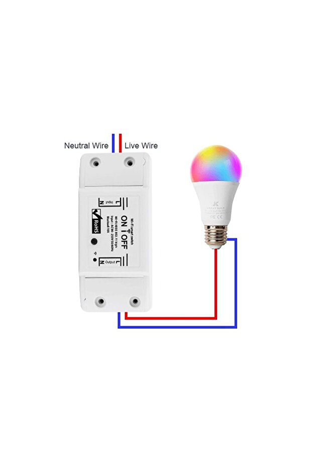 Tuya Basic WiFi akıllı anahtar 10A - 4