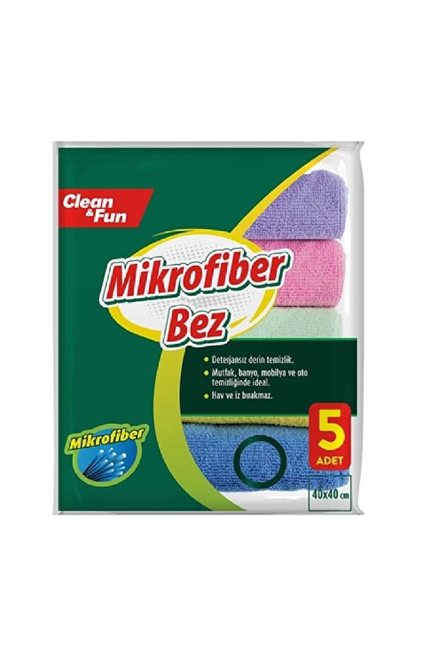Microfiber 5-Pack Cleaning Cloth - 1