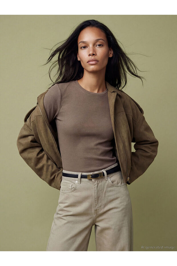 Crew Neck Women's Bodysuit (S6)