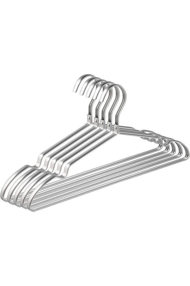 Premium Aluminum Coat Hangers 20pcs