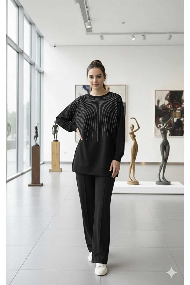 طقم أنيق من حجري الفراولة المزدوج - 2