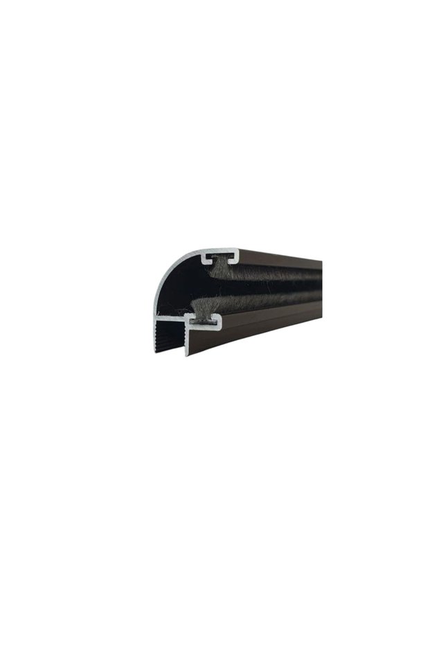 8mm Glass Balcony Aluminum Wicking Rail 90 Degree (Corner Turn) Bronze Color (Indicate Your Measurement)