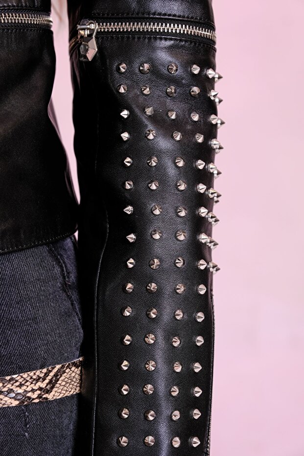 Soho Kadın Deri Ceket - 5