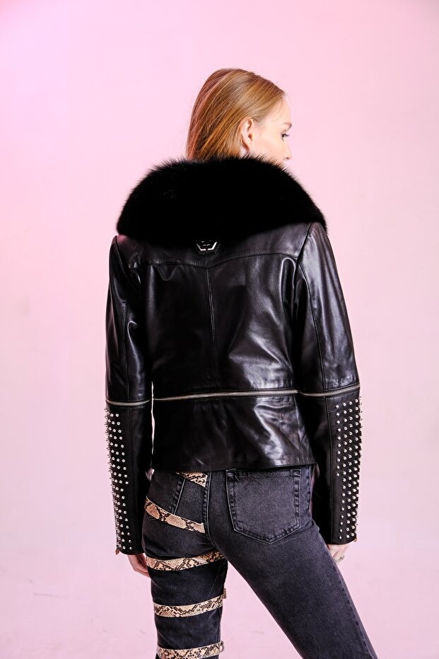 Soho Kadın Deri Ceket - 7