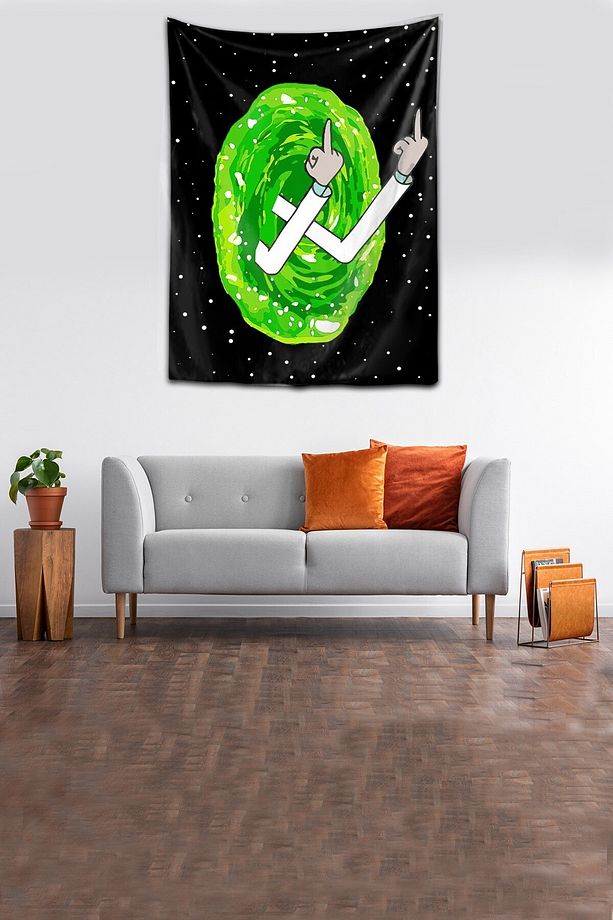 Yıkanabilir Leke Tutmaz Mikropetek Kumaş Sessiz Tepki Duvar Örtüsü Duvar Halısı Tapestry - 2