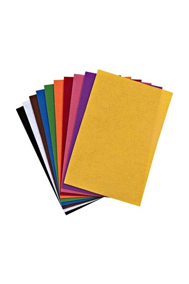 لباد ألوان متنوعة مقاس A4 مقاس 20 × 30 سم 10 قطع