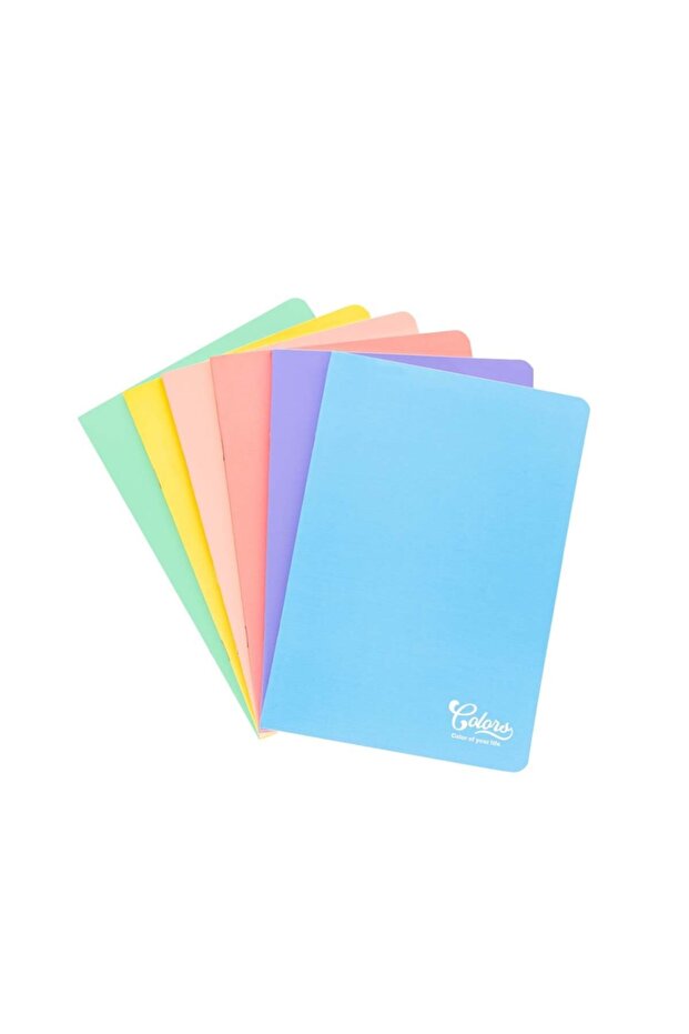 Colors A5 Karton Kapaklı Defter, 40 Yaprak, Kareli, Mavi (dolmakalem Uyumlu) - 6