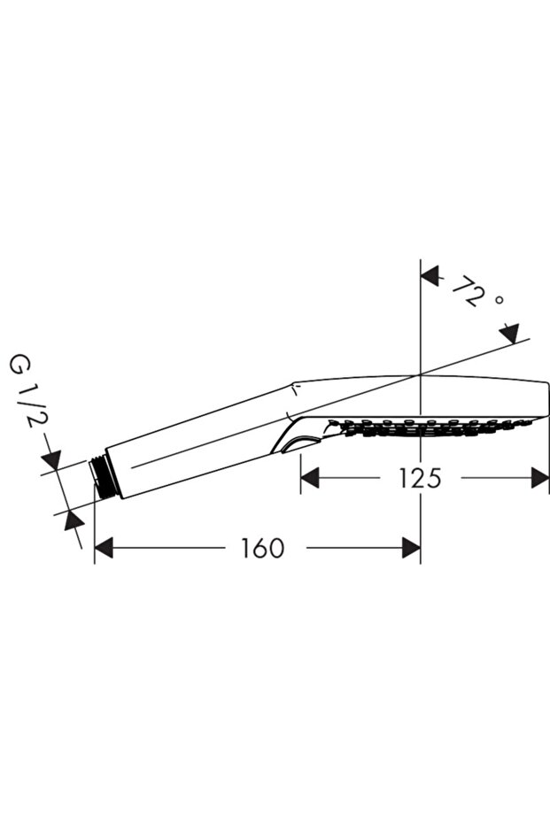 Raindance Select S el Duşu 120 3 Jet, Ecosmart, 9 Lt/dk - 26531400 - 3