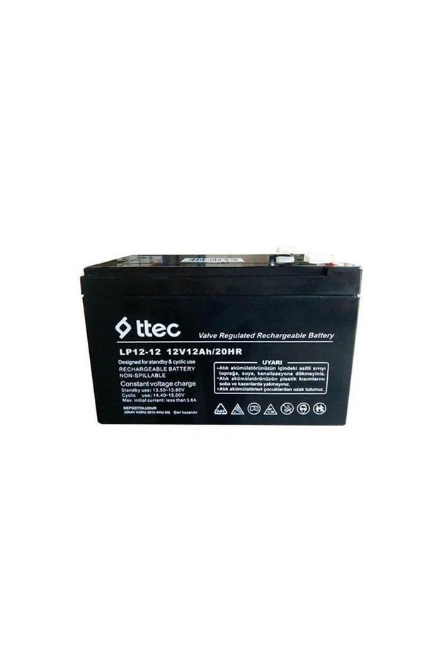 Ttec 12v 12ah Bakımsız Kuru Akü - 1