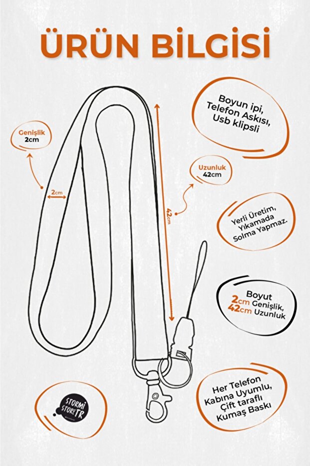 حبل رقبة منقوش على شكل موجة وحزام هاتف - 3