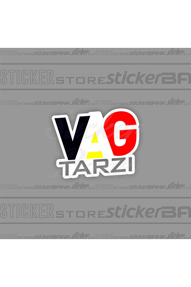 ملصق سيارة على طراز Vag