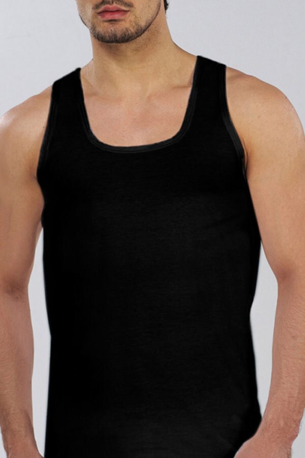 Men's black jersey 0770 6-pack