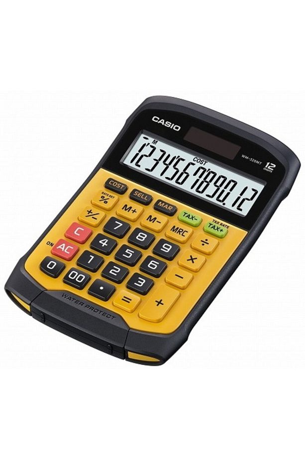 Wm-320mt Suya Toza Dayanıklı Masa Tipi 12 Hane Hesap Makinesi - 3