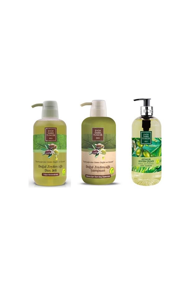 Şampuan Ve Duş Jeli 600 Ml, Ayvalık Zeytin Çiçeği Sıvı Sabun 500 Ml Pet Şişe - 1