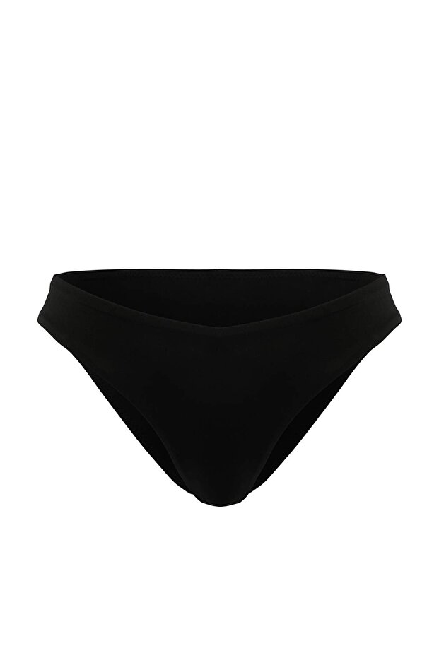 Siyah Normal Bel Brazilian Basic Bikini Altı TBESS26BA00007 - 5