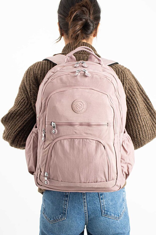 حقيبة ظهر مجعدة للجنسين - 3