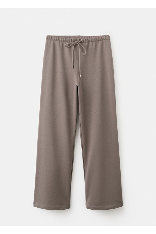 Beli elastik pamuklu pantolon - 3