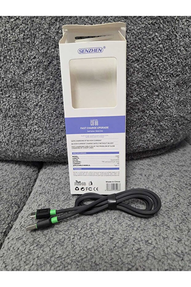 Cablu USB-C Fast Charge 8A – 100 cm - 3