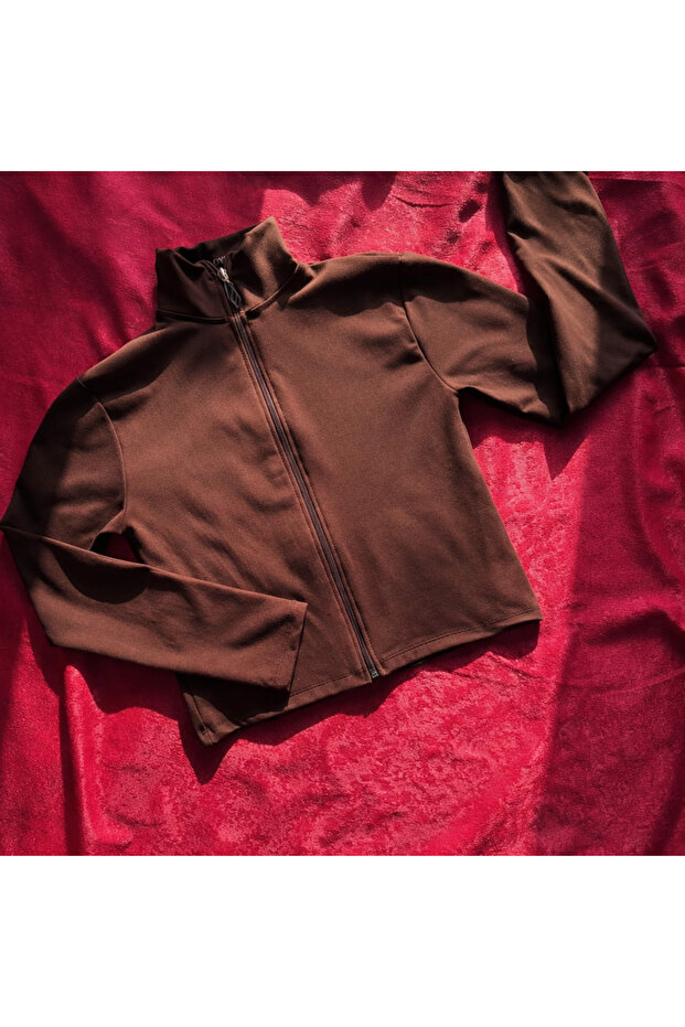 Kadın Crop Ceket - 2