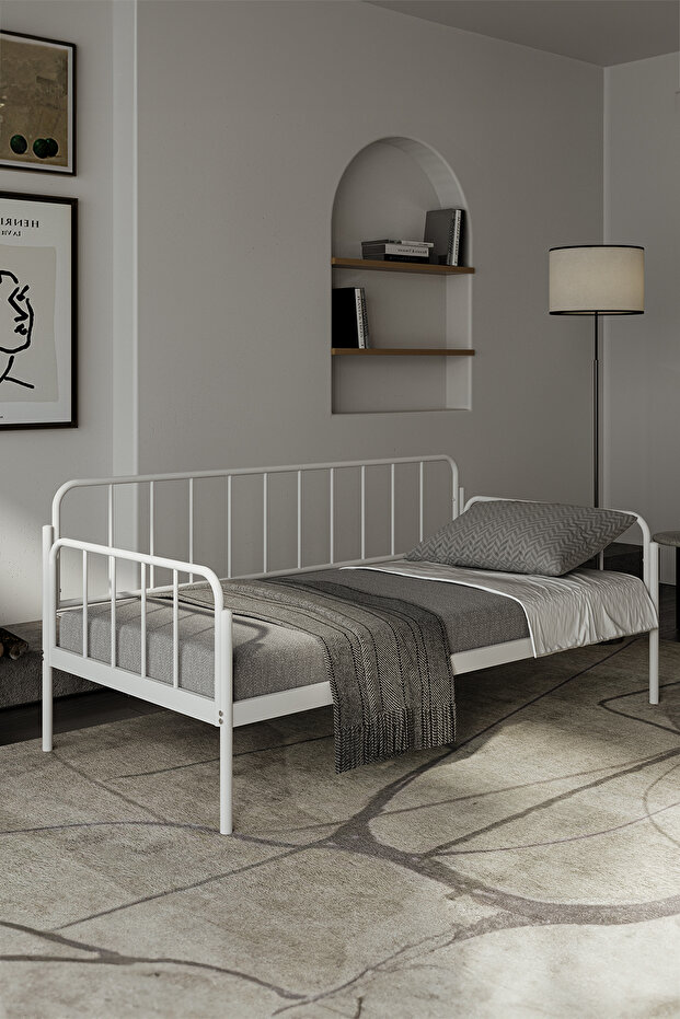 Sofia Sedir Metal Karyola - 4