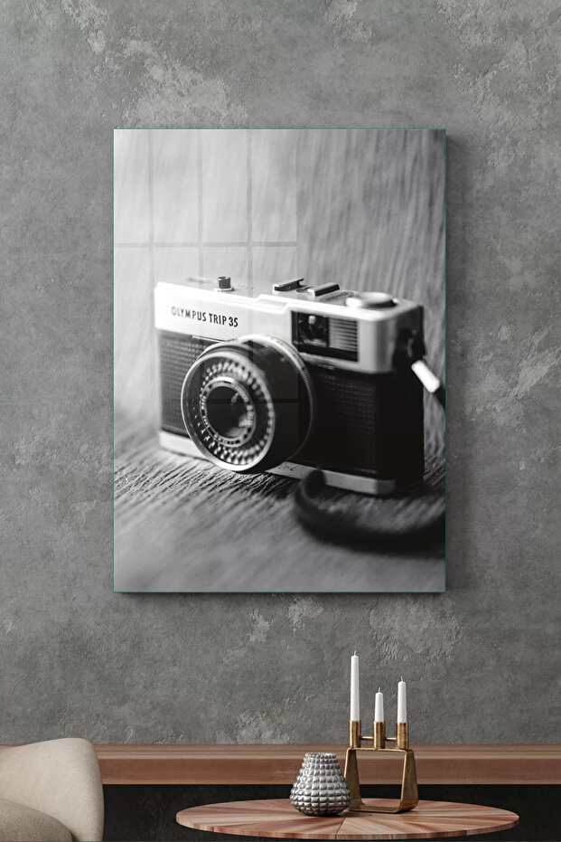 Glass Table Vintage Camera - 3